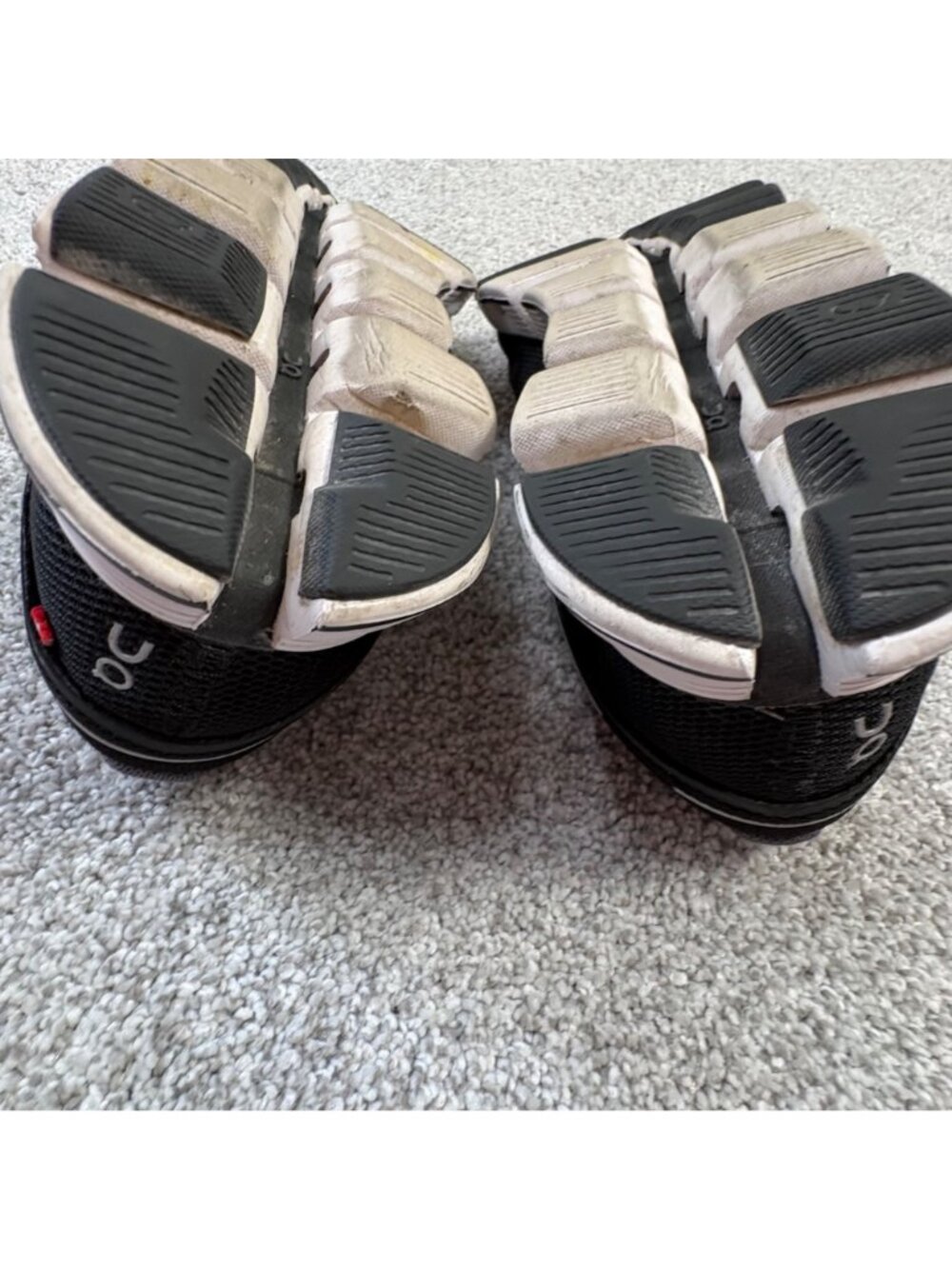 On Running Cloud Womens Black Athletic Shoes Size 8 US CloudTec Lightweight Mesh - Picture 8 of 9